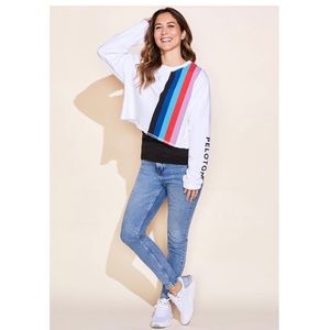 Size Medium peloton crop sweater